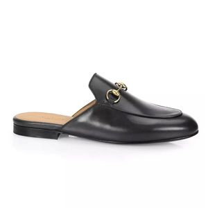 Gucci Princetown Leather Mules